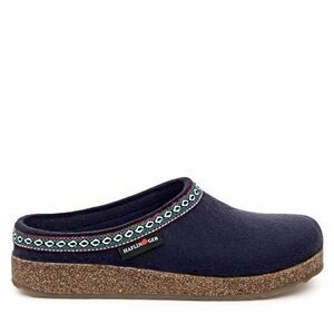 Haflinger Cozy Wool Purple Slippers Slip-On Shoes